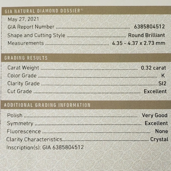 Vintage Blue Nile 14 Karat White Gold Diamond Engagement Ring Size 6.75 #12723 - Picture 7 of 10